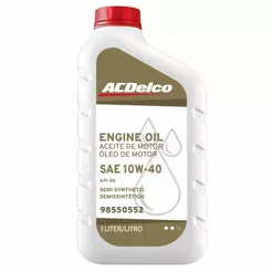 Óleo motor semissintético SAE 10W40 API SN ACDelco 98550552