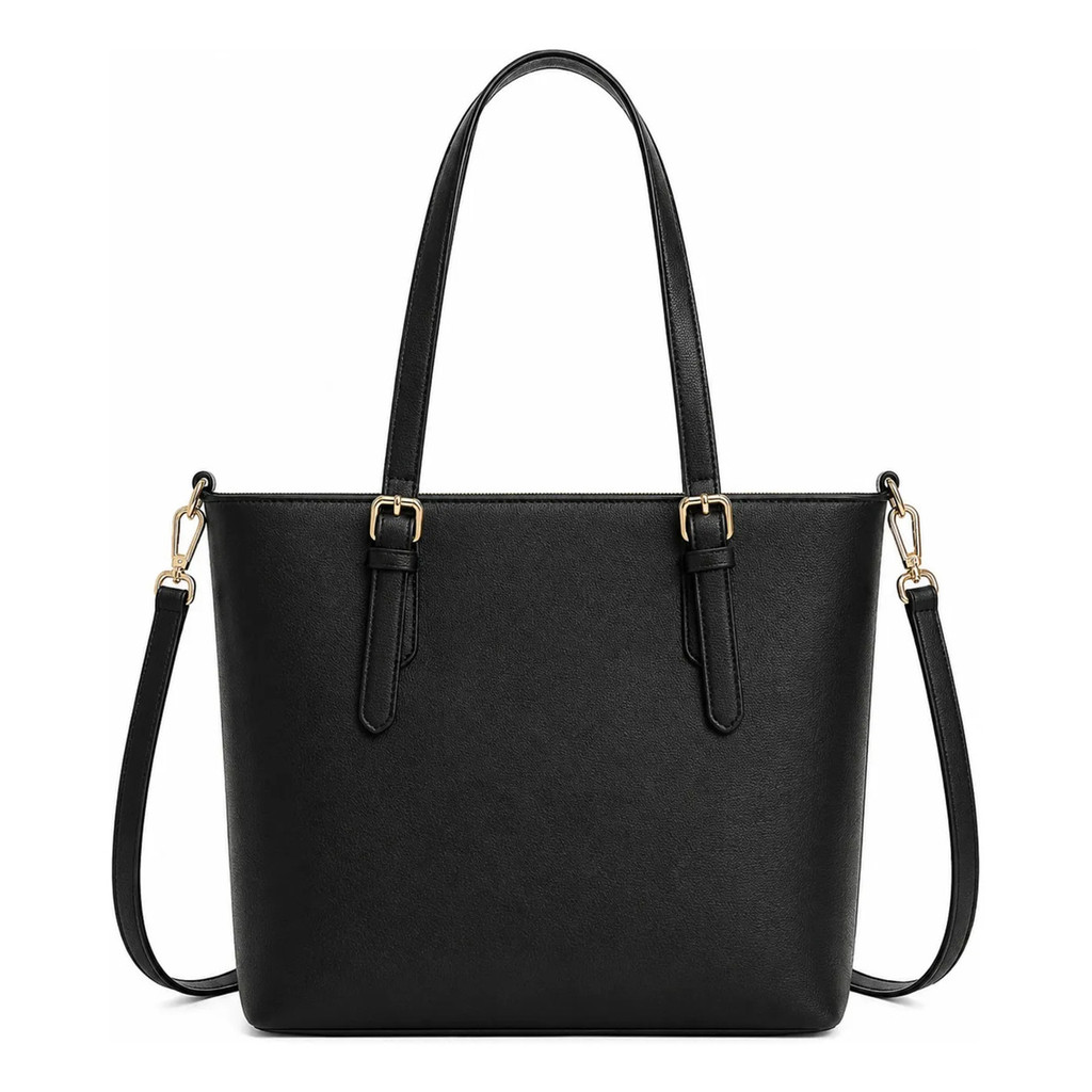 Bolsa Feminina Sacola Grande Alça Transversal Moderna Couro Sintetico