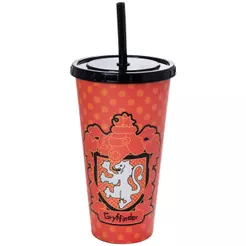 Copo Harry Potter Tampa Canudo 700 ml Plasútil