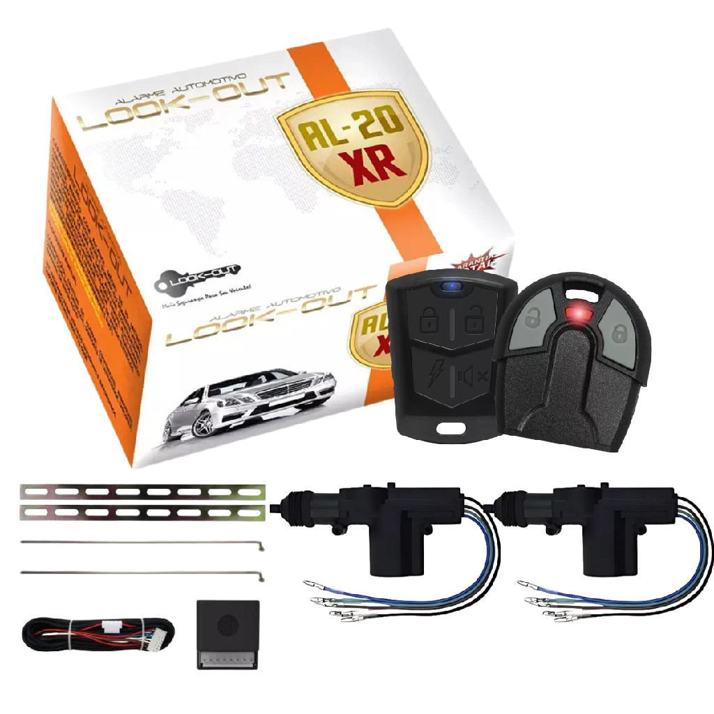 Alarme Automotivo Al20xr Controle Chave Fiat E Trava 2p