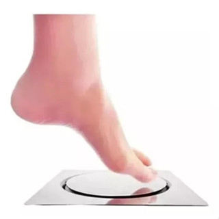 Ralo Click Inteligente De Aço Inox Medida 10x10 Para Piso em Oferta na Shopee