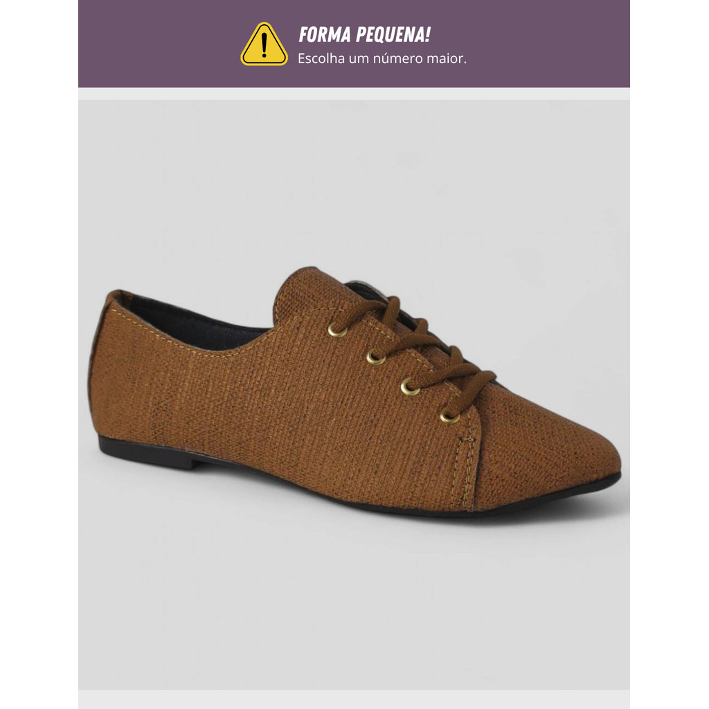 Tênis Feminino Oxford Casual Confortável Elegante Sapato Versátil em Oferta na Shopee