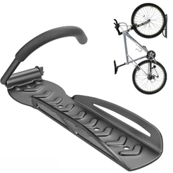 Suporte de Parede p/ Bicicleta Bike Gancho Vertical Material Reforçado P/Aros Diversos P/ Garagem Quarto Oficina Casa