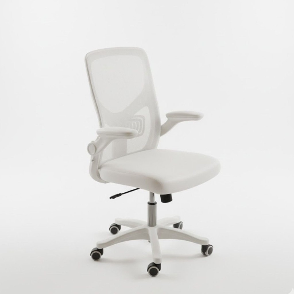 Cadeira Escritório Diretor Tela Mesh Braço Regulável Ajuste Lombar Bogotá Branco em Oferta na Shopee