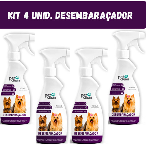 Desembaraçador De Pelos Pet Clean 500mL | Banho e Tosa | Pet Shop - Cachorro Cães e Gatos