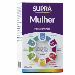 Supra Mulher Polivitamínico - 60 Cápsulas - Herbamed em Oferta na Shopee