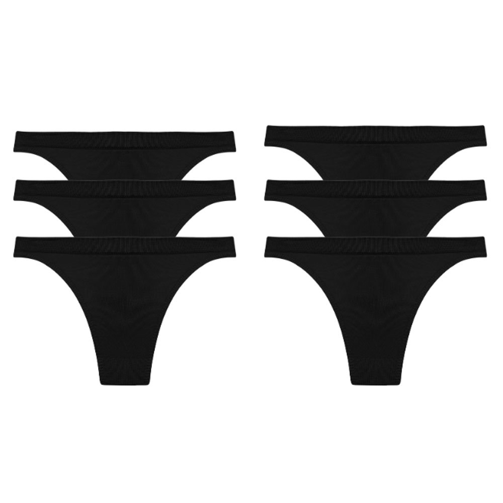 Kit 6 Calcinhas Tanga Preta Trifil C04231/4231 em Oferta na Shopee