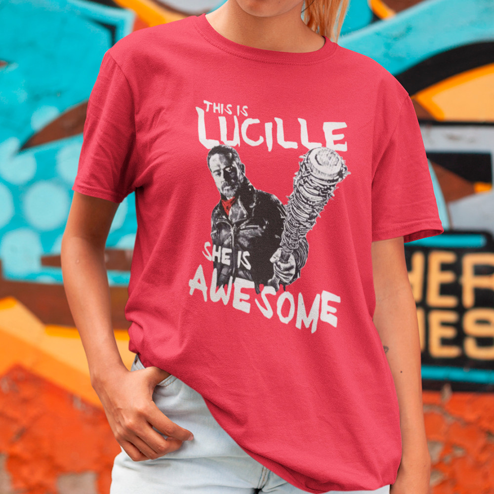 Camisa Negan Série The Walking Dead Camiseta Taco Lucille Blusa Algodão Premium