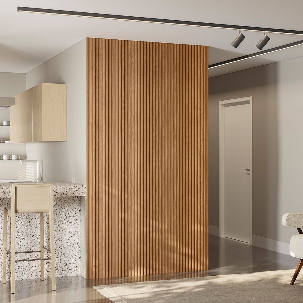 Painel Ripado modular 2,50x1,41cm (3,53m²) Nature Fosco 3.53 em Oferta na Shopee