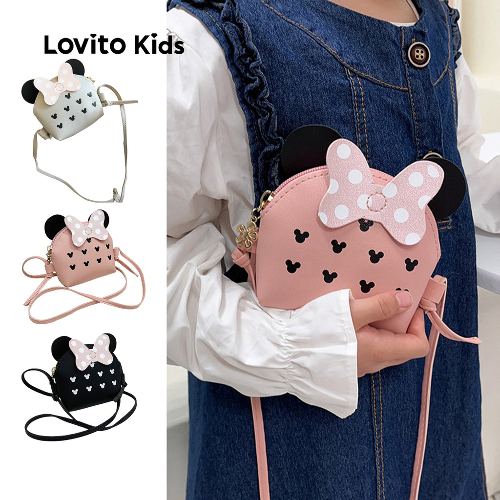 Lovito Kids Bolsa Casual Fofa de Ombro para Bebê e Criança LFA101069 em Oferta na Shopee