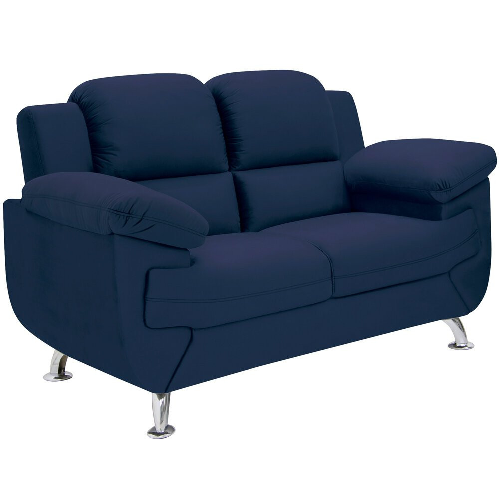 Imagem Sofá 1,52 Metros Linoforte Avalon 2 Lugares Veludo e Espuma D-33