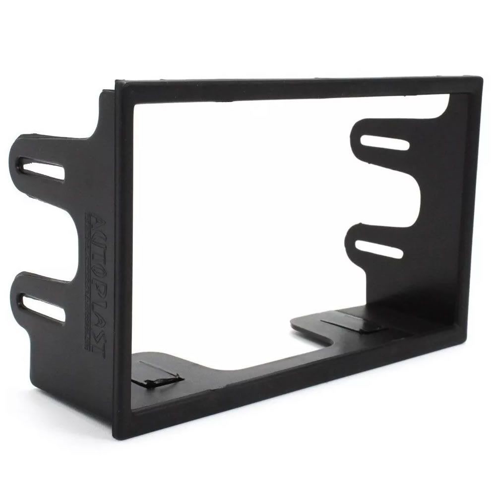 Moldura De Painel 2 Din Vw Polo Hatch Sedan Fox Golf Fiesta Ecosport