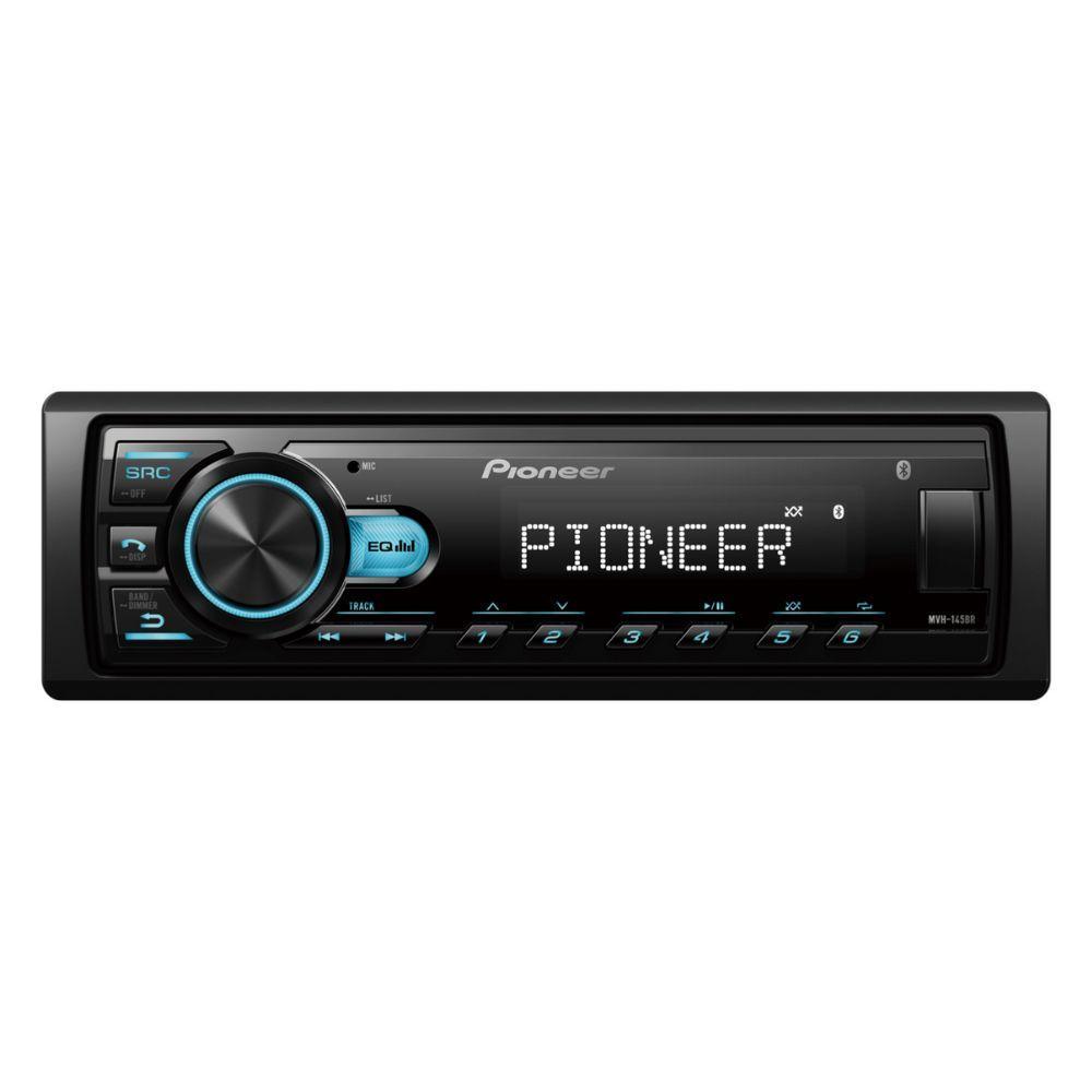 Som Automotivo Pioneer MVH-145BR USB Bluetooth Rádio em Oferta na Shopee