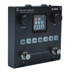 Pedaleira Pedal Guitarra Black Box M-Vave com bateria