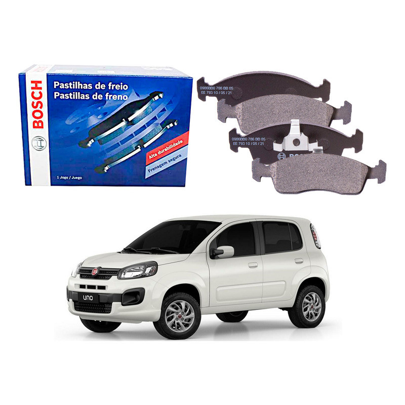 Pastilha Freio Dianteira Bosch Novo Uno 1.0 1.3 2017 A 2021 em Oferta na Shopee