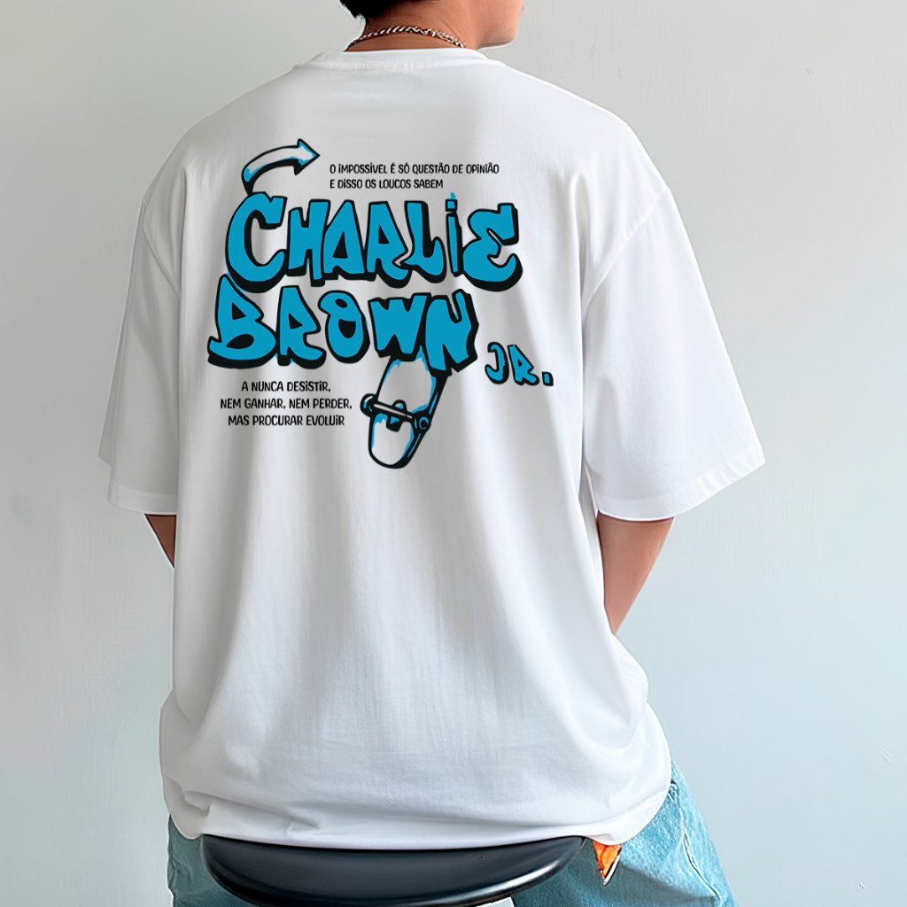 Camiseta Chorão Rock Charlie Brown Jr Feminino Masculino em Oferta na Shopee