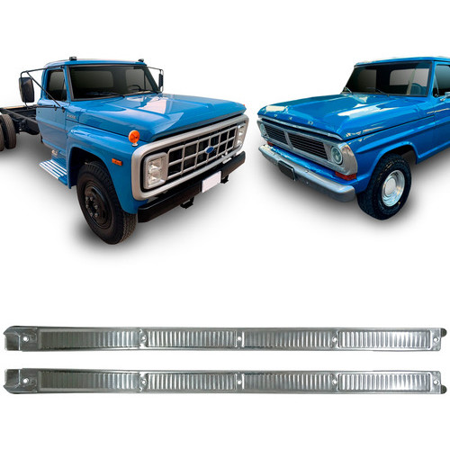 Par Friso De Aluminio Da Soleira Porta Ford F1000 F4000 92 N/a em Oferta na Shopee