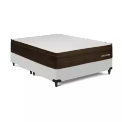 Cama Box e Colchão Poli Pillow D28- Queen(158x198)-Ortoclass