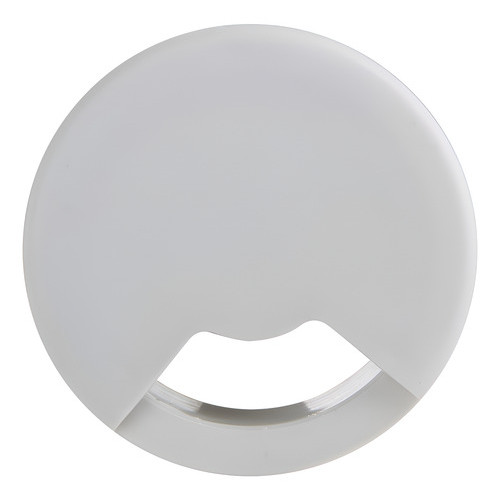 Acabamento Plástico Moveis Passa Fio Cabo Redondo 59mm Cinza