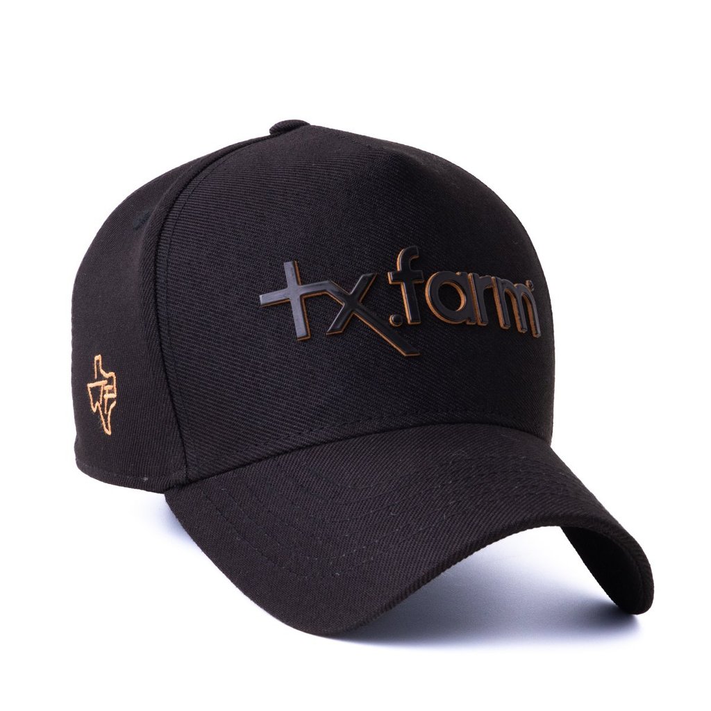 Bone Texas Farm - Tf1053 - Preto/ Caramelo