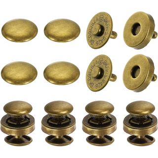 Conjunto de Botões Magnéticos PATIKIL de 14mm, 6 Peças de Fechos Magnéticos de Cobre para Bolsas, Kit de Ferramentas de 