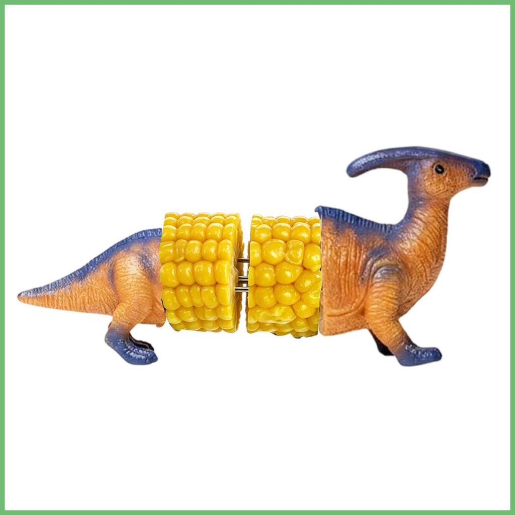 Suporte De Espiga De Milho De Dinossauro Divertido Design Vara Ferramenta Suportes Para Festa Churrasco Piquenique Acamp