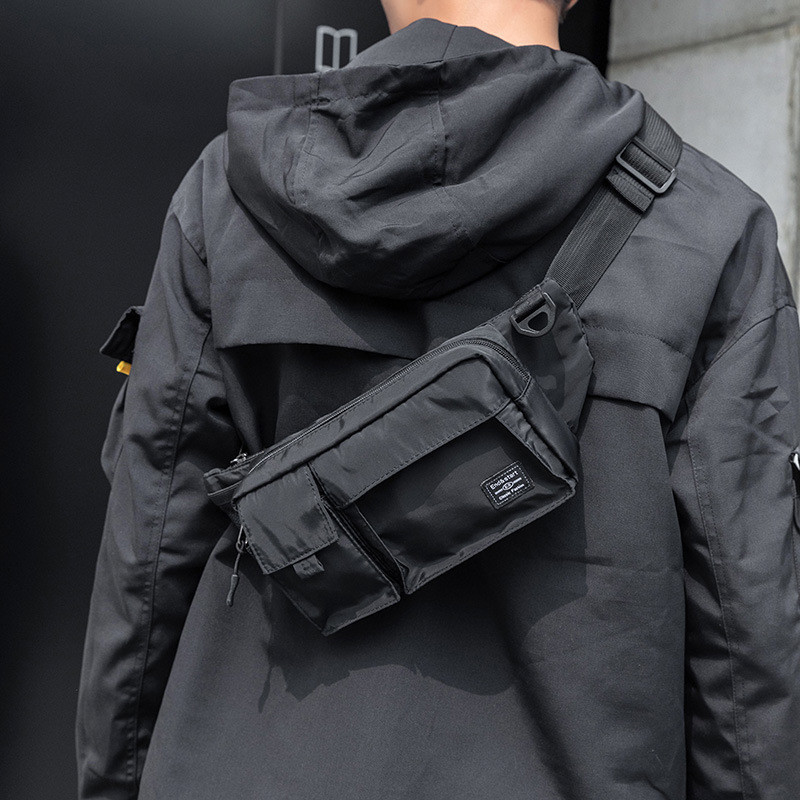 Bolsa de cintura masculina portátil bolsa mensageiro de ombro verão lazer telefone móvel pequena mochila corrida esporte