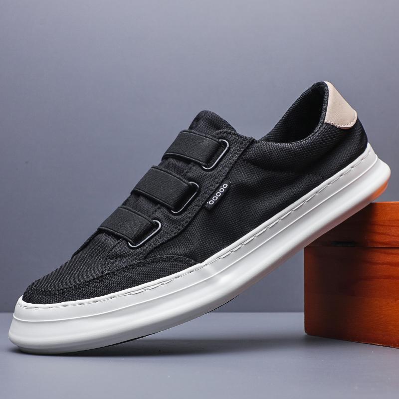 2025 novo estilo sapatos masculinos outono respirável sapatos de lona sapatos casuais masculinos deslizamento-em tênis v