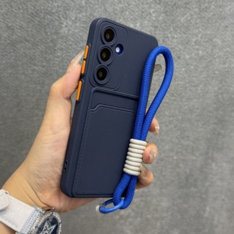 Capa De Telefone Com Bolsa De Cartão TPU Macia Lisa Para Samsung Galaxy A25 A05S A34 A34 A54 A14 A23 A73 A13 A33 A53 A22