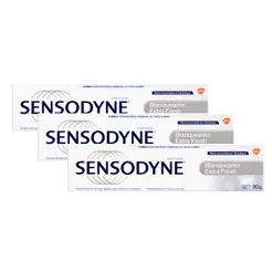 Kit 3 Creme Dental Sensodyne Branqueador Extra Fresh 90g