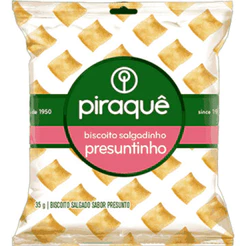 Piraquê Biscoito presuntinho 100g