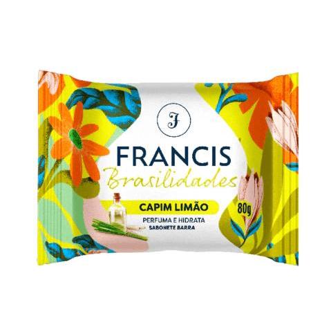 Sabonete em barra Francis Brasilidades Capim Limão 80g