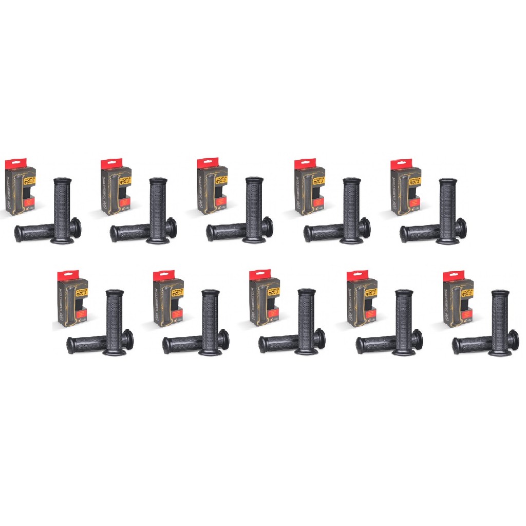KIT COM 10 PARES MANOPLA CG TITAN ANOS 1999 2000 2001 2002 2003 2004 2005 PRETO WESTER MOTO WM139-0 ATACADO