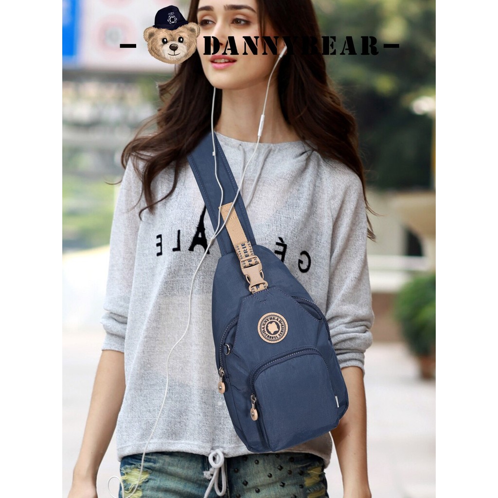 Danny Bear Bolsa de Peito Homens Mulheres Bolsa Mensageiro Esportes Ao Ar Livre Lazer Leve Bolsa de Viagem DMB3828001