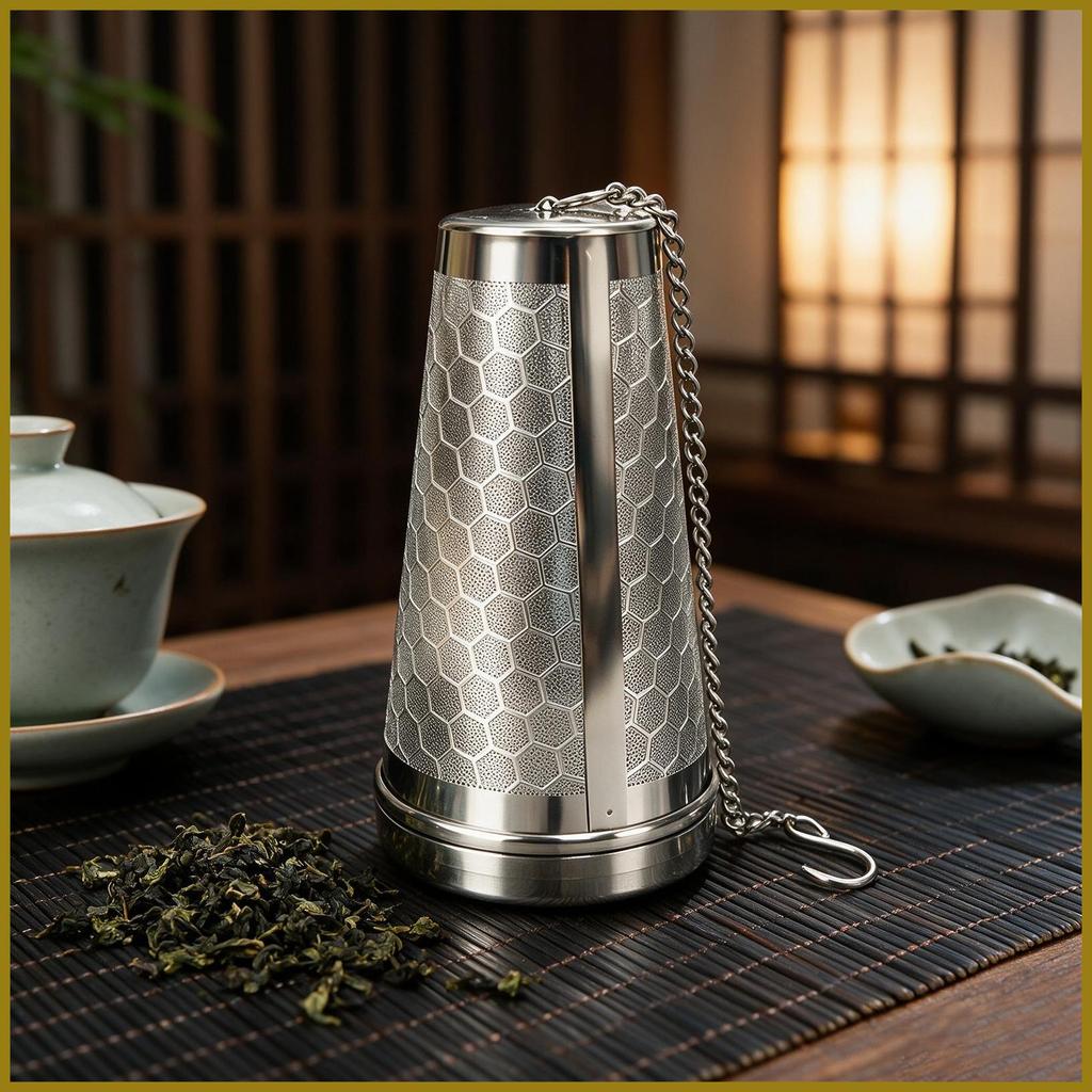 Coador De Folhas De Chá Com Pingente Skimmer Cesta Infusor Filtro Para Cozinha Cozinhar Cozimento Comida Bebida fuanbbr