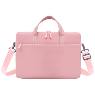 Bolsa para Laptop Unissex de 15,6 Polegadas com Alça de Ombro, Impermeável, Grande Capacidade, com Capa Protetora Acolch