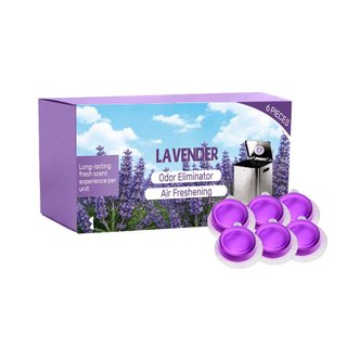 Desodorizador de Lixeira AMZ (Lavanda) - Fragrância Fresca e Duradoura, Fácil de Colocar, Desodorizador Universal para D