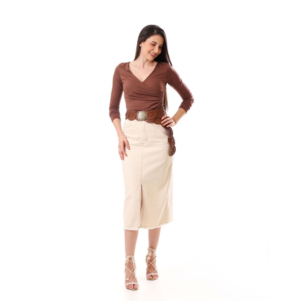 SAIA VECCHI JEANS MODA EVANGELICA EXCLUSIVA (250143) SAIA SARJA 80CM
