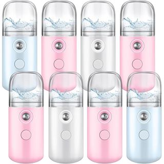 Mudder 8 Peças Nano Pulverizador Facial Portátil Mini Atomizador de Névoa Facial Recarregável por USB 30ml Vaporizador F