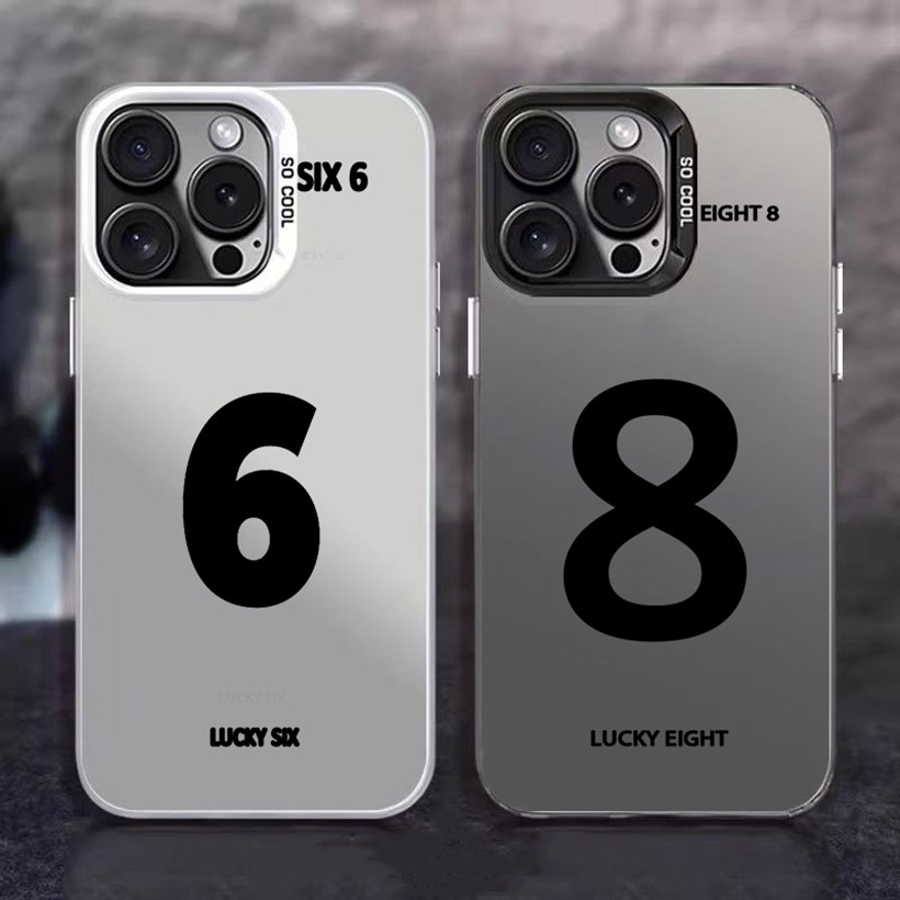 Lucky Number 8 6 Padrão Capa De Telefone Compatível Com Samsung S24 S23 S22 S21 S25 S26 Plus 25 Ultra S23 FE S21 S24 S20