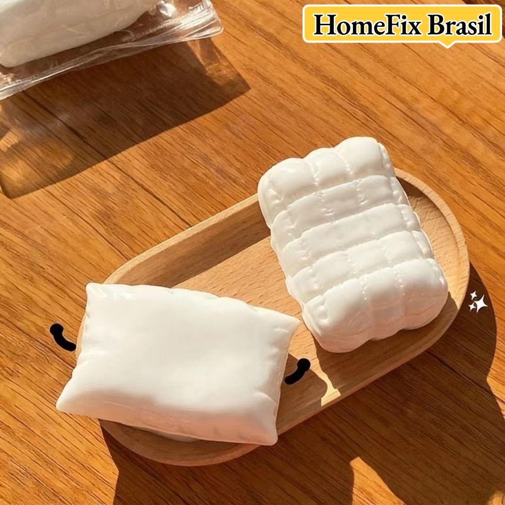 Brinquedo De Inquietação De Sabão FAYSHOWS , Brinquedos De Apertar Mole Branco De Leite , Antiestresse De Recuperação Le