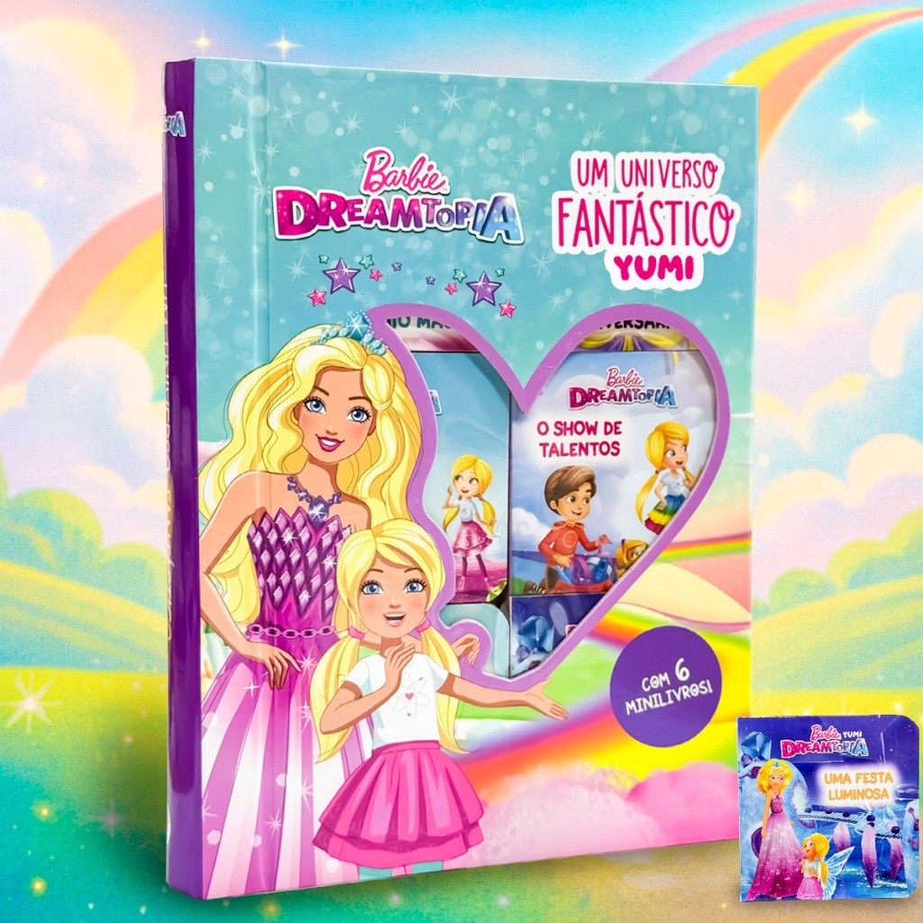 Kit 6 Livros Infantil Um Universo Fantástico Barbie - Box 6 Livros De Histórias Barbie | Presente Educativo