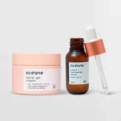 Kit Sérum Facial de Retinol e Niacinamida + Gel Hidratante Facial com Extrato de Pérola (2 Produtos)