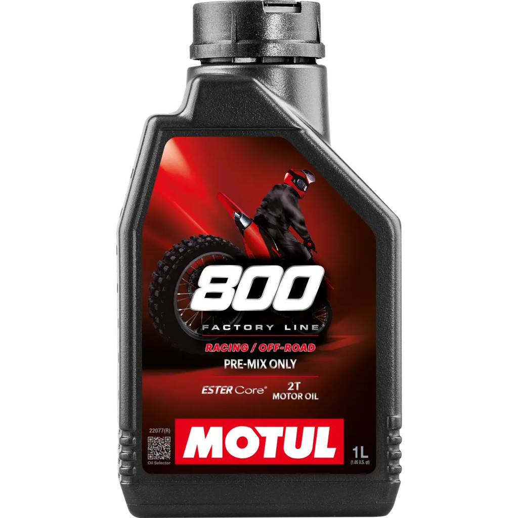 OLEO MOTUL 800 2T OFF ROAD FACTORY LINE 100% Sintético Competição 1L + potencia
