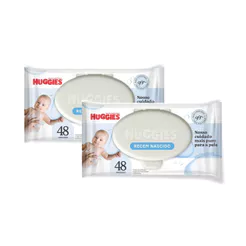 Kit 2 Lenços Umedecidos Huggies Recém Nascido 48 Unidades