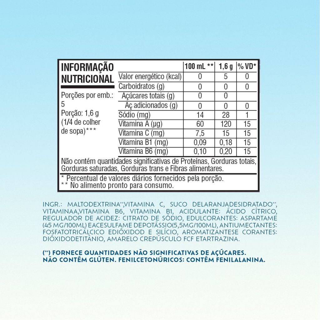 Clight Refresco em pó diet citrus 8g · foto 2