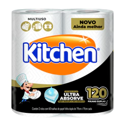 Kitchen Papel Toalha Pacote com 2 Rolos