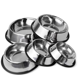 Comedouro e Bebedouro Inox Antiderrapante para Cães e Gatos – Resistente, Prático e Fácil de Limpar