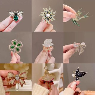 / 50 Estilos Broche de Lenço de Caçaça/Lindo/Pérola Borboleta/Barato/Fêmea Core