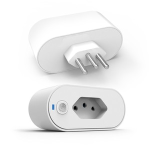 SMART PLUG-Adaptador de soquete Wi-Fi Tuya Smart Life App Control Alexa Google Home Adaptador de soquete